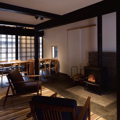 村上駅前　扇屋カフェ