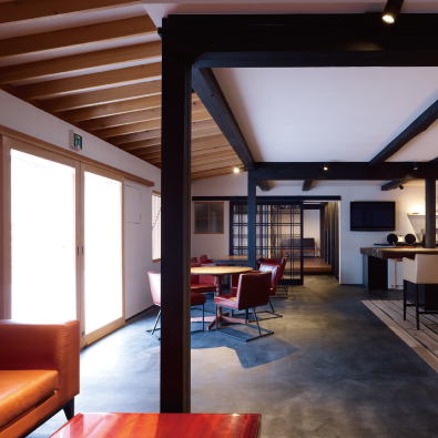 村上駅前　扇屋カフェ